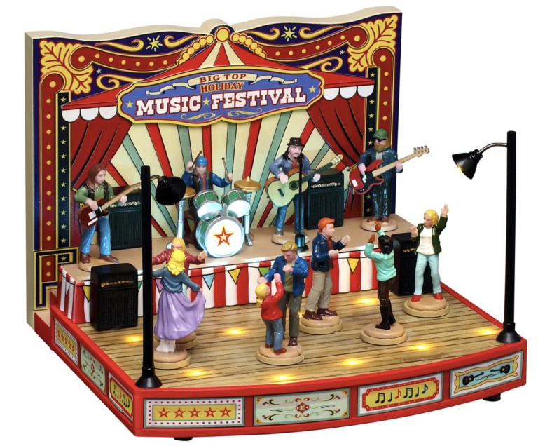 Lemax Village Collection 2026 Big Top Holiday Music Festival