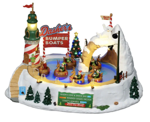 Lemax Village Collection 2026 Dasher's Bumper Boats