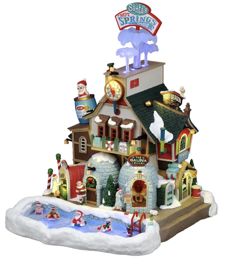 Lemax Village Collection 2026 Santa's Hot Springs Oasis